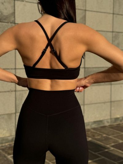 Top Active + Leggings V-Sculpt - Pure Black